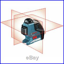 Bosch 360 Degree 3-Plane Leveling and Alignment Line Laser GLL3-80 Reconditioned