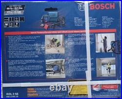 Bosch 40' Self-Leveling Cross-Line Laser with Plumb Points GCL 2-55
