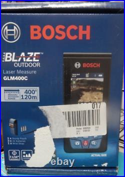 Bosch BLAZE GLM400C Outdoor 400ft Connected Laser Measure withViewfinder BRAND NEW