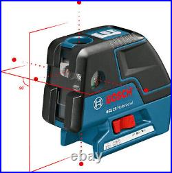 Bosch Combi 5 Point Cross Line Laser Level Self Levelling Gcl 25 Professional