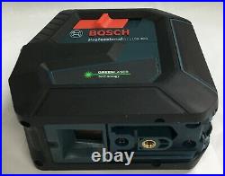 Bosch GCL100-40G Self-Leveling Cross-Line Green Laser with Plumb Points