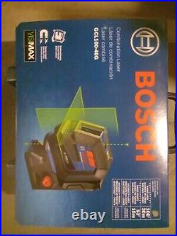 Bosch GCL100-40G Self-Leveling Cross-Line Laser with Plumb Points Brand NEW