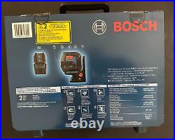 Bosch GCL100-40G Self-Leveling Cross-Line Laser with Plumb Points Green Beam
