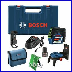 Bosch GCL100-80CG 12V Cross-Line Laser with Plumb Points (Green) New