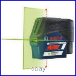 Bosch GCL100-80CG 12V Max Connected Green-Beam Cross-Line Laser with Plumb