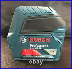 Bosch GCL100-G 100 ft. Self Leveling Cross Line Laser with VisiMax Green Beam