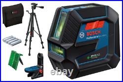 Bosch GCL250GBT Green Laser Level + RM 10 Bracket + BT150 Tripod