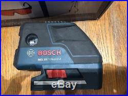 Bosch GCL25 Professional Self Leveling 5-Point Alignment Cross-Line Laser Level