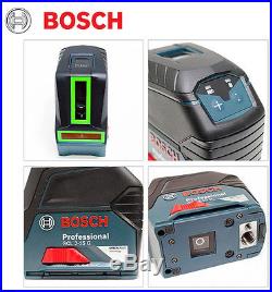 Bosch GCL2-15G Pro Green Beam Laser Self Leveling Crossline Rotating Mount L-BOX