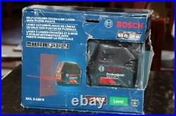 Bosch GCL 2-160-S 65 ft. Self-Leveling Cross-Line Laser with Plumb Points New