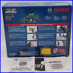 Bosch GLL100GX Green-Beam Self-Leveling Cross-Line Laser 4x Brighter -Used Once