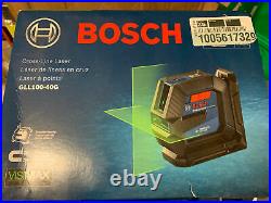 Bosch GLL100-40G 100 ft. Cross Line Laser with VisiMax Green Beam GLL100-40G -CR