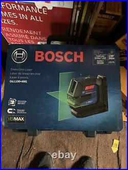 Bosch GLL100-40G 100 ft. Self Leveling Cross Line Laser with VisiMax Green Beam