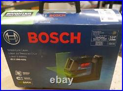 Bosch GLL100-40G Cross-Line Self Leveling 100 ft Green Laser Level Brand new