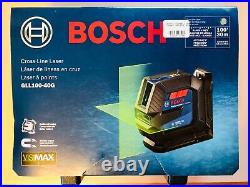 Bosch GLL100-40G Cross-Line Self Leveling Laser Level