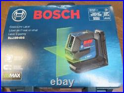 Bosch GLL100-40G Green Beam Cross-Line Laser Level 100 Foot Range