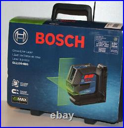 Bosch GLL100-40G Green-Beam Self-Leveling Cross-Line Laser New