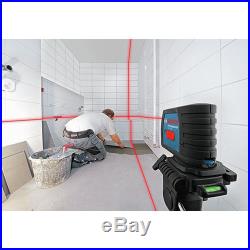 Bosch GLL215 Compact Self-Leveling Cross Line Laser with BM3 Positioning Tool New