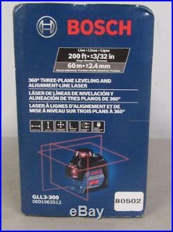 Bosch GLL3-300 3 Plane Self Leveling and Alignment Cross Line Laser Level
