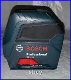 Bosch GLL50 360 Degrees Self Leveling Red Beam Horizontal Cross-Line Laser