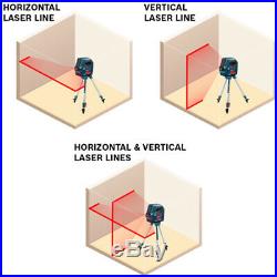 Bosch GLL55 33-Foot Range Self-Leveling Cross Line laser with Magnetic Bracket