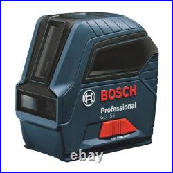 Bosch GLL55 Self Leveling CrossLine Laser w Pendulum Locks Certified Refurbished