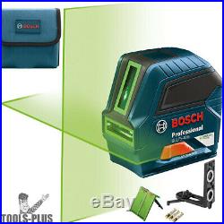 Bosch GLL75-40G 75' Green-Beam Self-Leveling Cross-Line Laser (Recon)