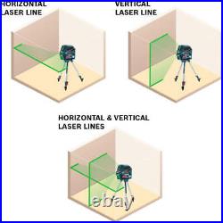 Bosch GLL75-40G Green Beam Self-Leveling Cross Line Laser