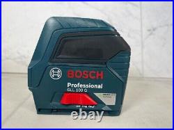 Bosch GLL 100 G Green-Beam Self-Leveling Cross-Line Laser Level (59849-3)