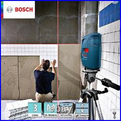 Bosch GLL 3X Professional Cross Line Laser level with Cross & Vertical Lines