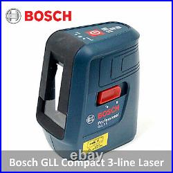 Bosch GLL 3X Professional Self Level Cross 3 Line Laser Compact 3-line Laser