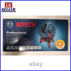 Bosch GLL 3-15X Professional 3 Line Laser Level Self-Leveling GLL3-15 50Ft IP54