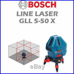 Bosch GLL 5-50X Professional 5-Line Laser Level Measure Self-Leveling
