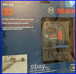 Bosch GPL 5 R 5-Point Self-Leveling Alignment Laser, New! Sealed