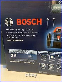 Bosch GRL1000-20HVK-RT Self-Leveling Rotary Laser Kit 1000