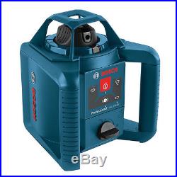 Bosch GRL245HVCK-RT Red Self-Leveling Rotary Laser Level Kit Reconditioned