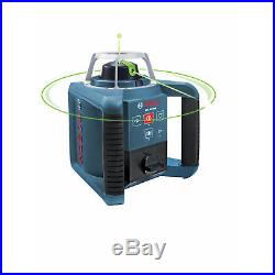 Bosch GRL300HVG 90-Degree Self-Leveling Rotary Laser Green Layout Beam