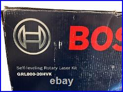 Bosch GRL80020HVK Self Leveling 800ft Rotary Laser Kit EUC