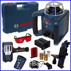 Bosch GRL 300HV SET + LR1 + RC1 Self Leveling Rotating Laser UK MODEL 0601061504