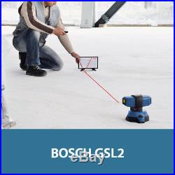Bosch GSL2 30ft Self Leveling Surface Laser Alignment Measure Layout Leveler