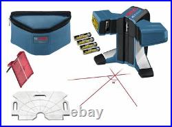 Bosch GTL 3 Tile Laser complete with carry case, metal plate for base and target