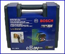 Bosch Gll100G Self-leveling Green-beam Cross-line Laser GLL 100 G