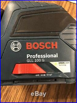 Bosch Gll 100g Green Laser Self Leveling Cross Line