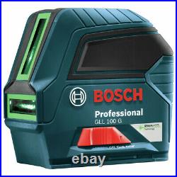 Bosch Green Beam Self-Leveling Cross Line Laser GLL100G-RT Certified Refurbished