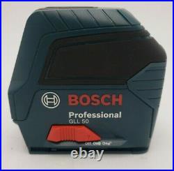 Bosch Model GLL50 50 ft. Self-Leveling Cross-Line Laser Level