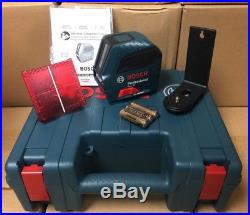 Bosch Professional Self-Leveling Cross-Line Laser with Batteries GLL55 New