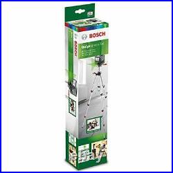Bosch Quigo Green Beam Cross Line Laser with Mount and Tripod