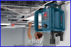 Bosch Rotary Laser Level Kit 800 ft. Self-Leveling Horizontal Vertical (5-Piece)