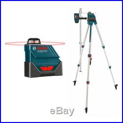Bosch Self-Leveling 360-Degree Exterior Laser withDetector GLL150ECK-RT Refurb