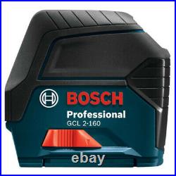 Bosch Self-Leveling Cross Laser withPlumb Points GCL2-160-RTCertified Refurbished